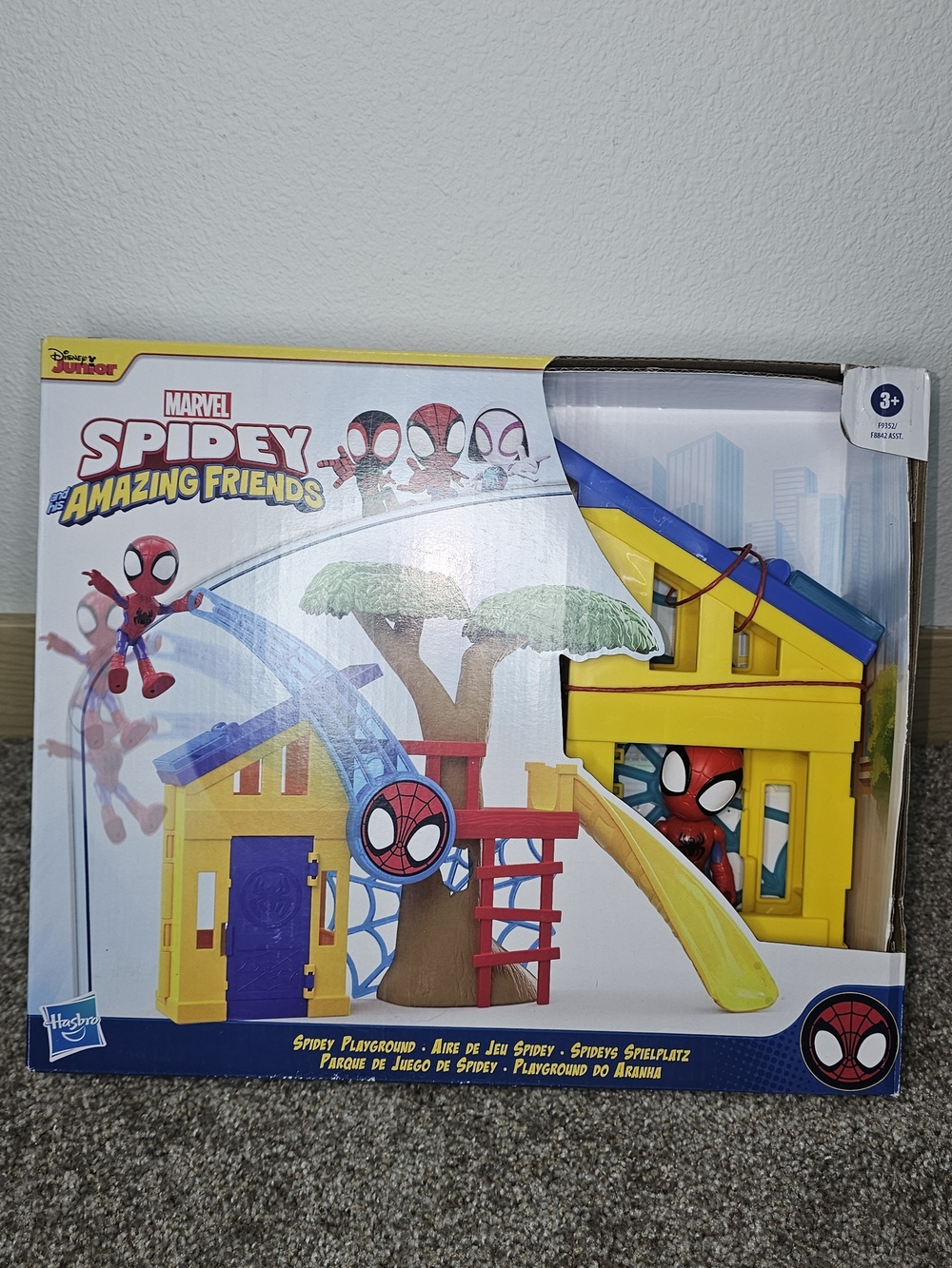 Marvel Spidey and His Amazing Friends Yellow, Red & Blue Playground Set